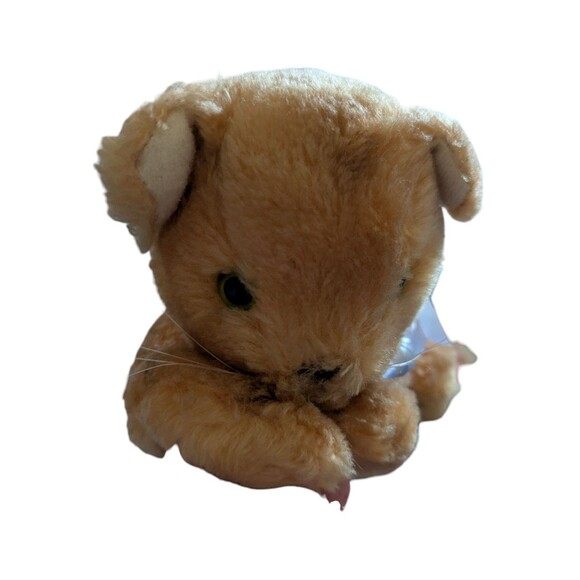 Vintage Dakin Leopard Tiger Lion Cub Plush Stuffed 1977 Korea Nutshells Retired - Picture 3 of 7